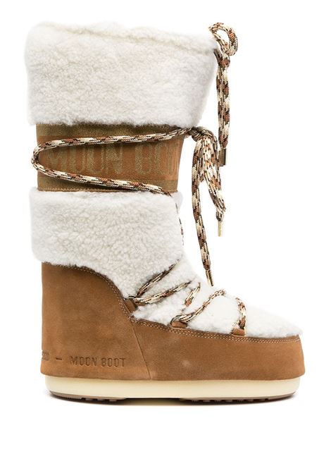 Stivali da neve in bianco e marrone - unisex MOON BOOT | 14026100001